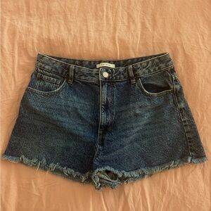 PacSun Blue Jean Shorts Distressed Cut-Off Style